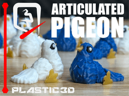 The Urban Messenger — Articulated Pigeon 3d model