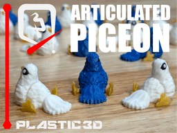 The Urban Messenger — Articulated Pigeon 3d model