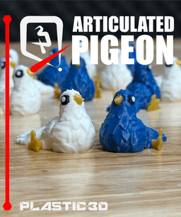 The Urban Messenger — Articulated Pigeon 3d model