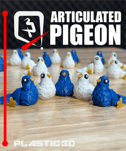 The Urban Messenger — Articulated Pigeon 3d model