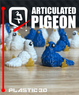The Urban Messenger — Articulated Pigeon 3d model