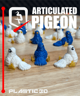 The Urban Messenger — Articulated Pigeon 3d model