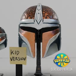 Mandalorian Helmet Pack - Wearable Dragonscale Cosplay - 3D Print STL/3MF 3d model