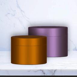 Adjustable Size Screw Top Gift Box 3d model