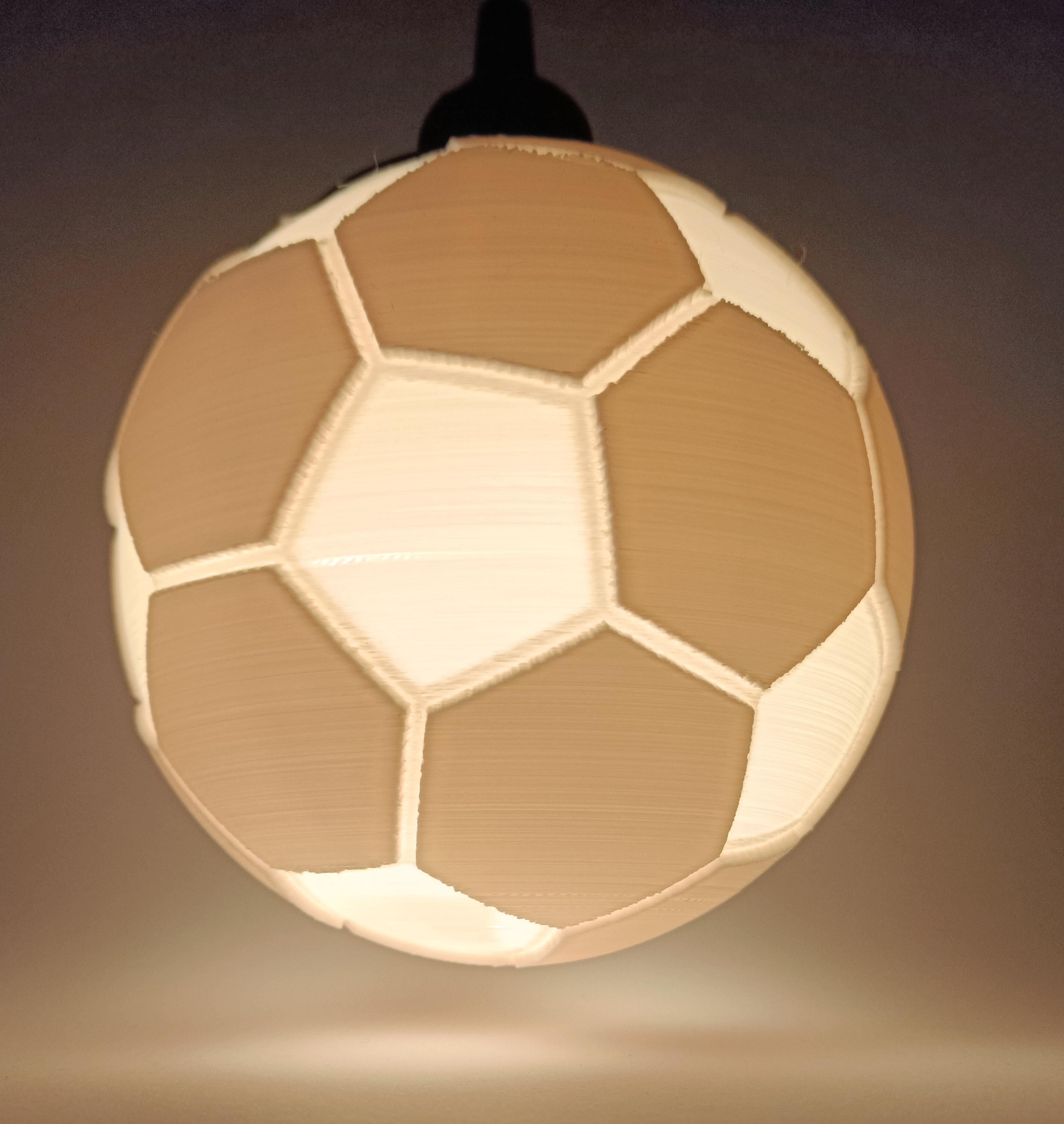 Hybrid Hanging/Desk Football Lamp 3d model