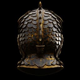 GROTESQUE MASK VISOR HELMET life size – early 16th century Fan Art STL 3d model