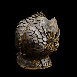 GROTESQUE MASK VISOR HELMET life size – early 16th century Fan Art STL 3d model