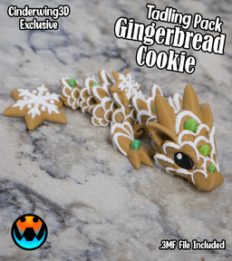 Gingerbread Cookie Tadling 3d model