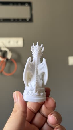 Dragon Chess Set – Detailed Fantasy Sculptures 3d model