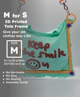M for S Tote Bag Frame – Size M 3d model
