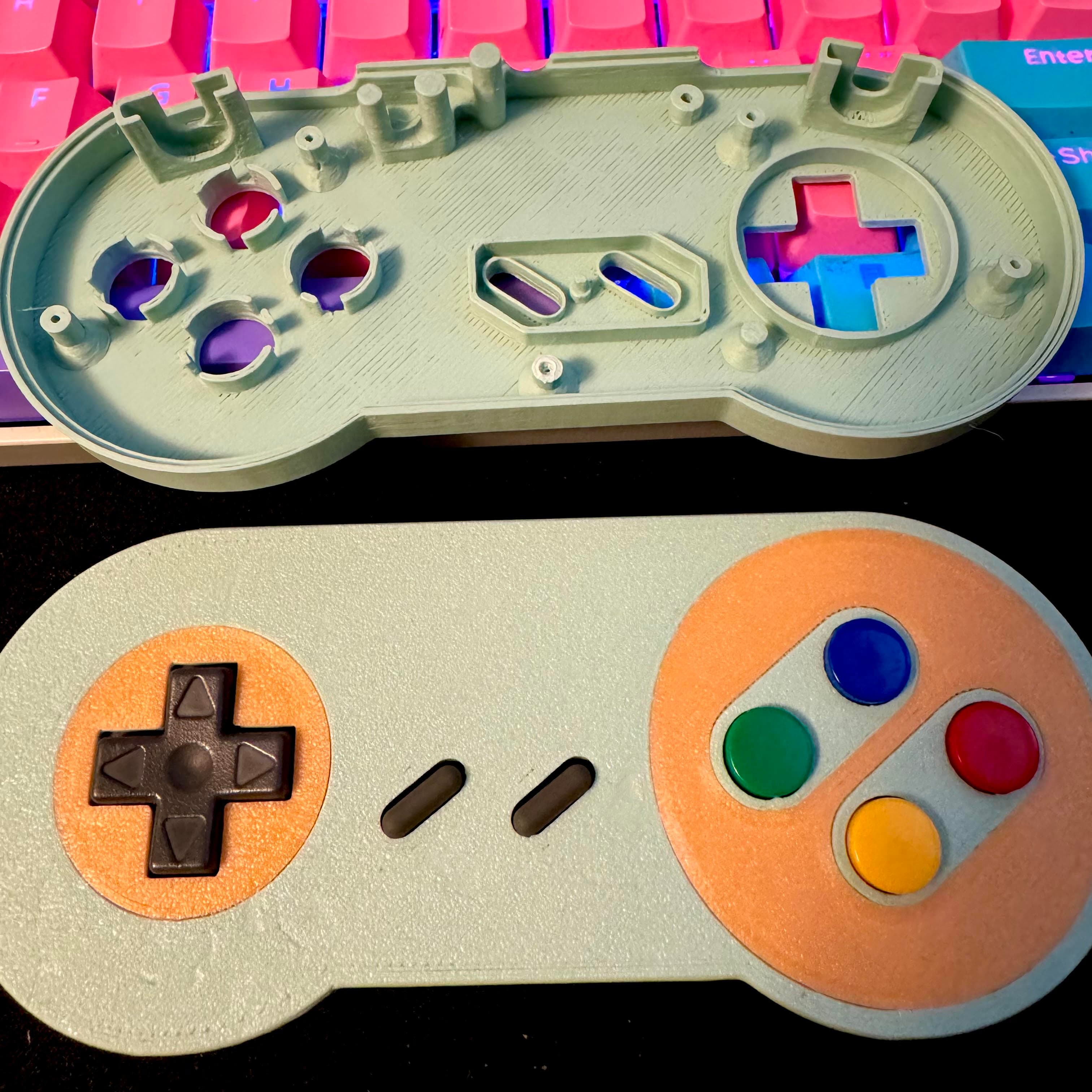 EZ Print SNES Controller 3d model
