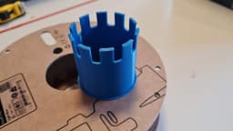 Card Filament spool liner S5 3d model