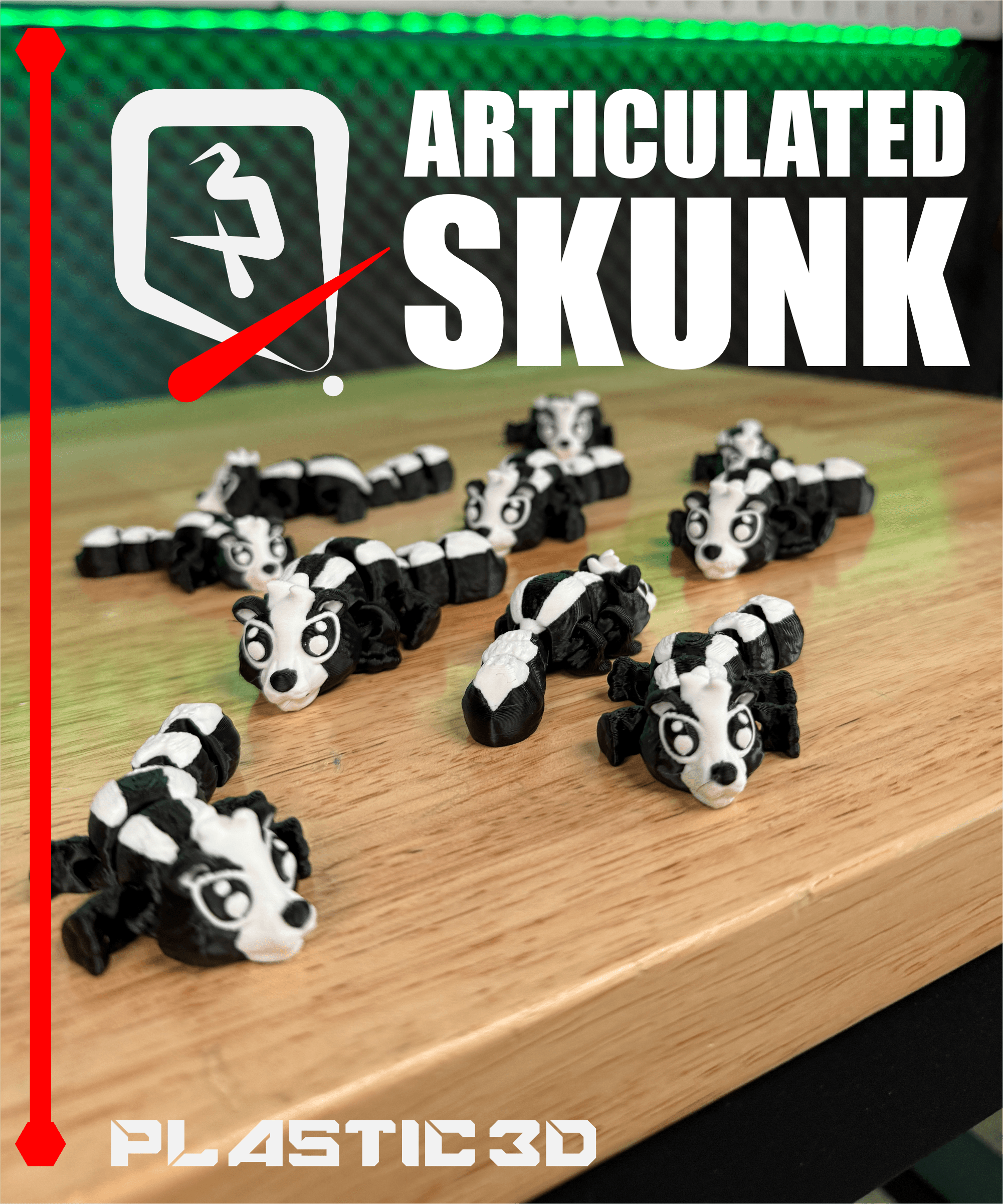 Articulated Skunk 3d model
