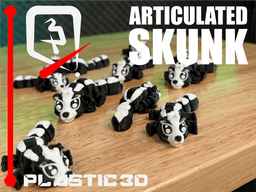Articulated Skunk 3d model