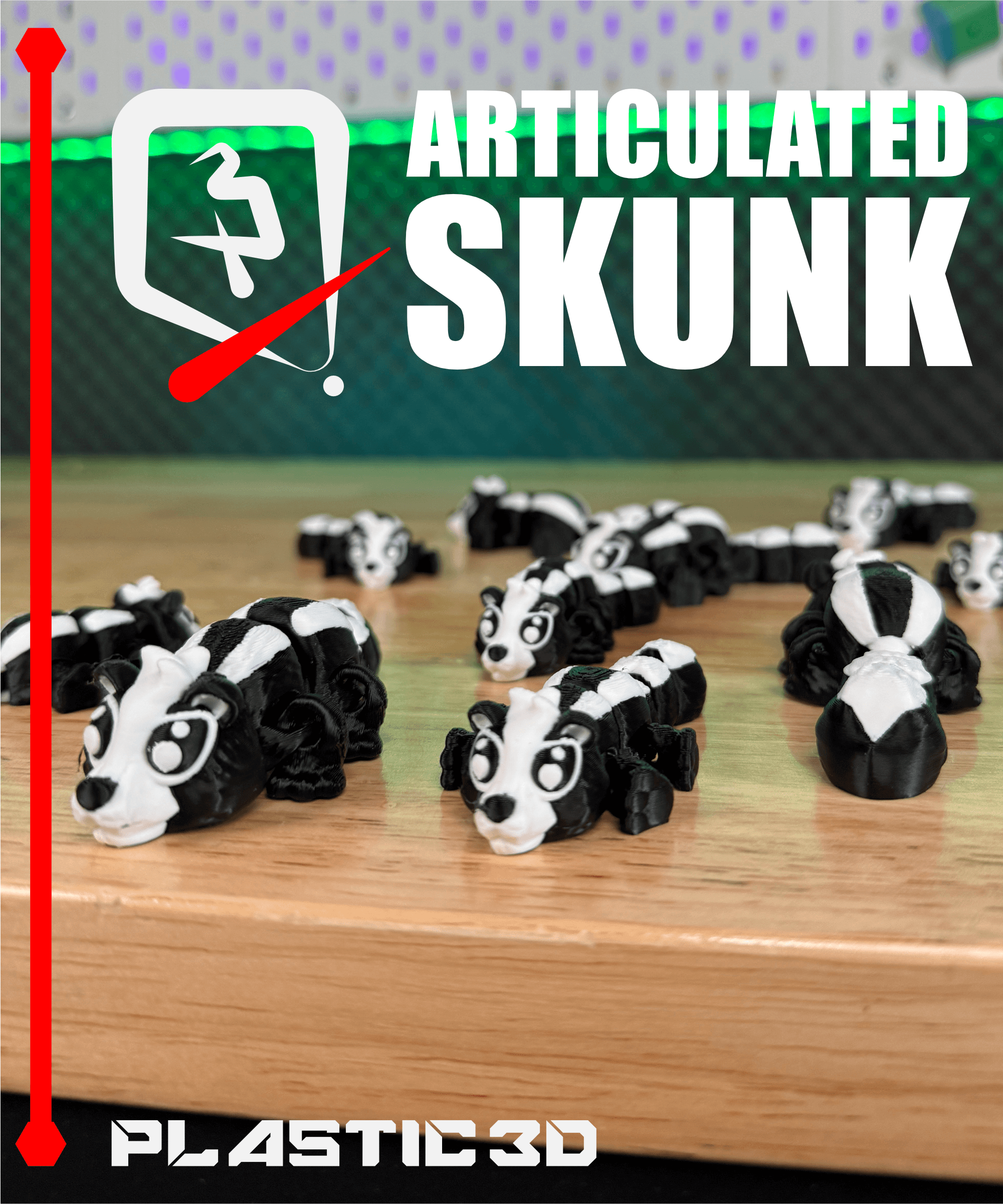 Articulated Skunk 3d model