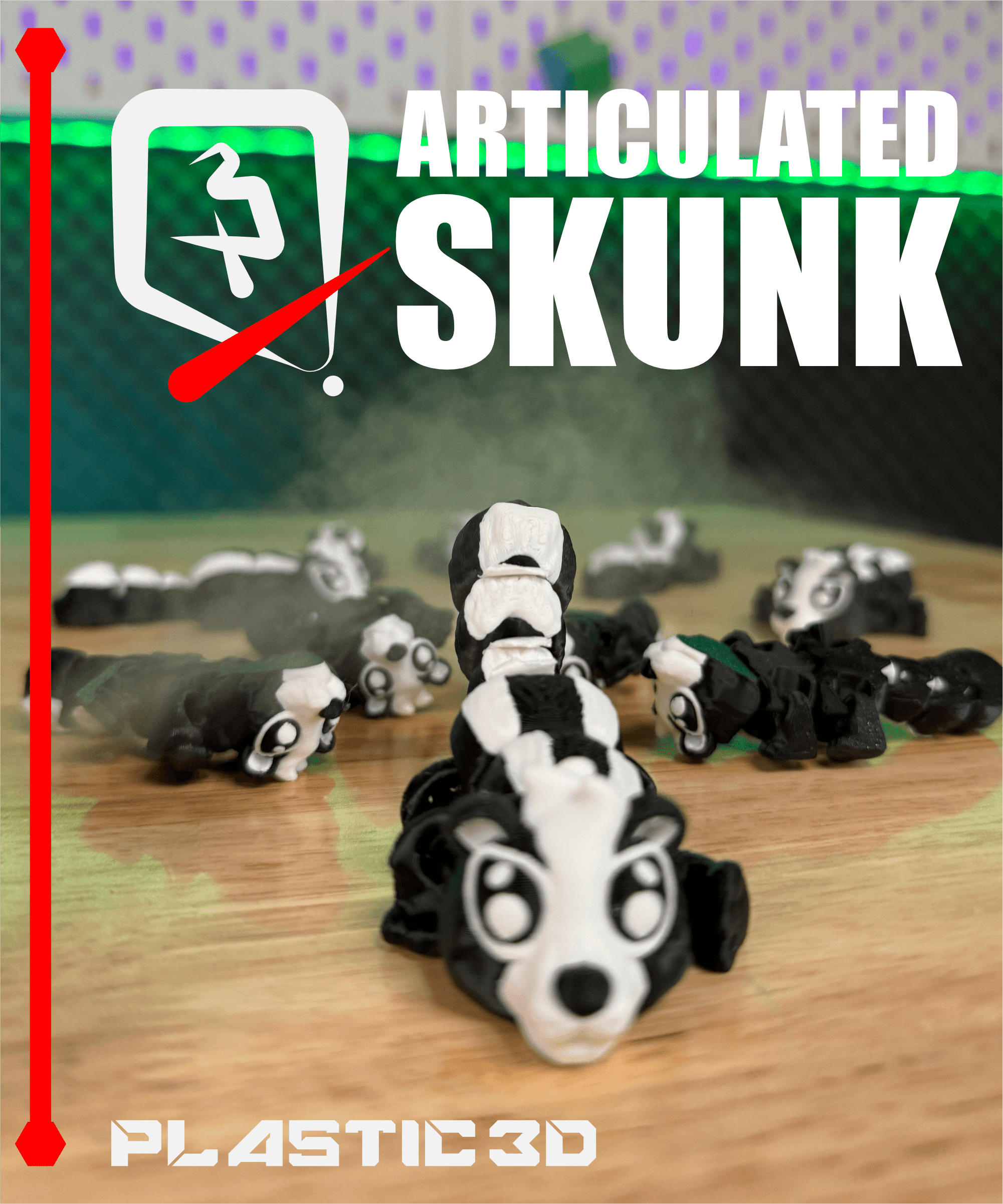 Articulated Skunk 3d model