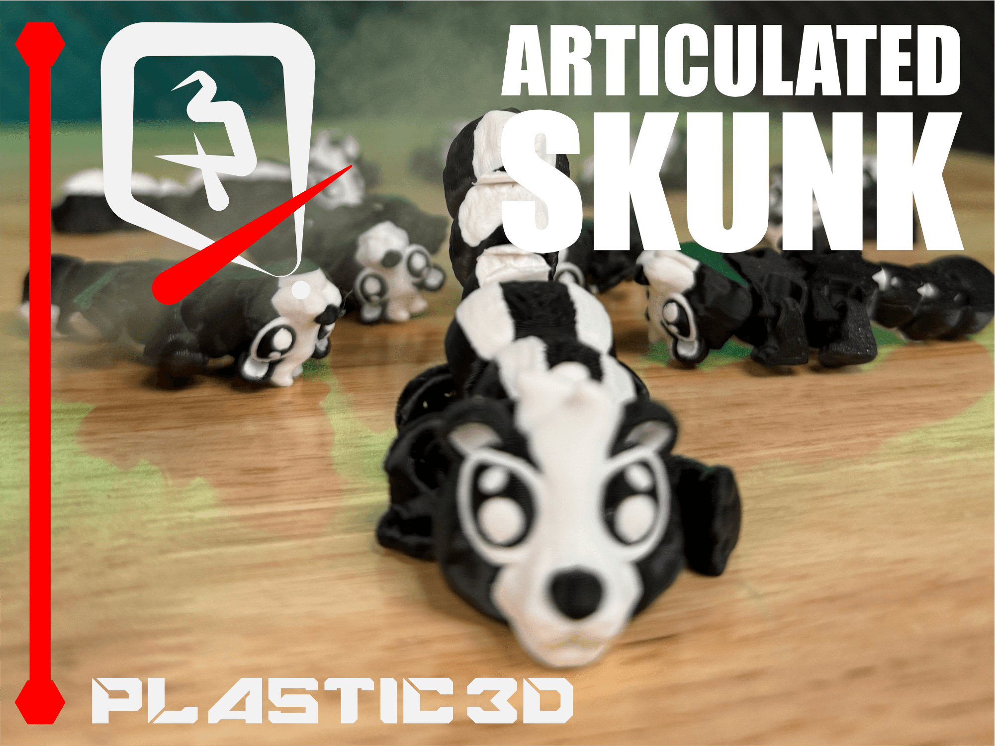 Articulated Skunk 3d model