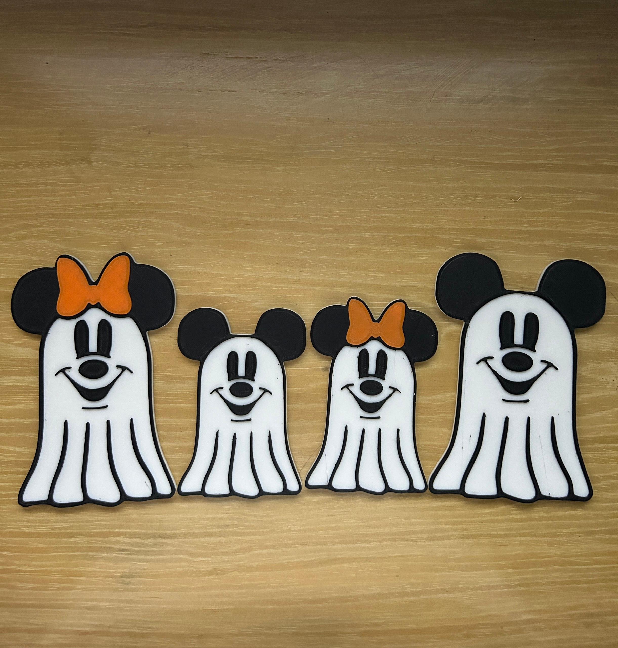 Mickey Mouse and Minnie Mouse Ghost 3d model