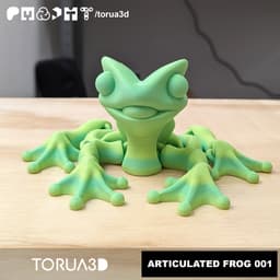 ARTICULATED FROG 001 | STL File 3d model