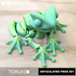 ARTICULATED FROG 001 | STL File 3d model