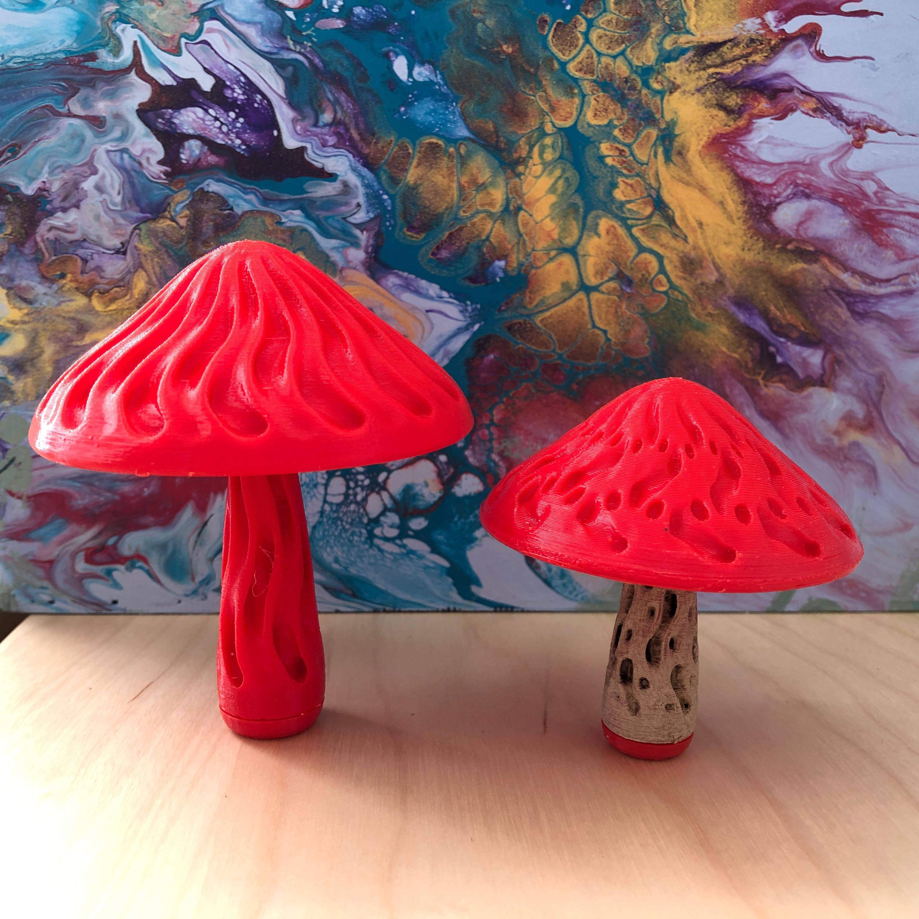 Modular Mushrooms - Thanks for the great design!! - 3d model