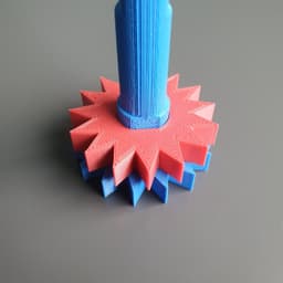 Handheld Ratchet Noisemaker 3d model