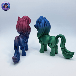 Flexy Pony and Unicorn 3d model