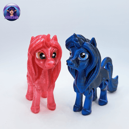 Flexy Pony and Unicorn 3d model