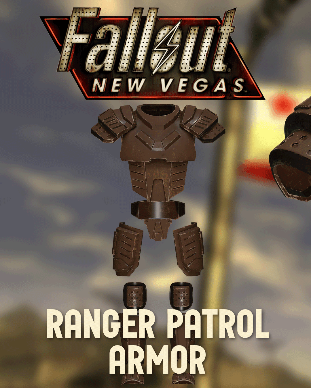 Fallout New Vegas Ranger Patrol Armor 3d model