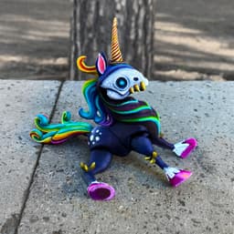 Spooky Unicorn 3d model