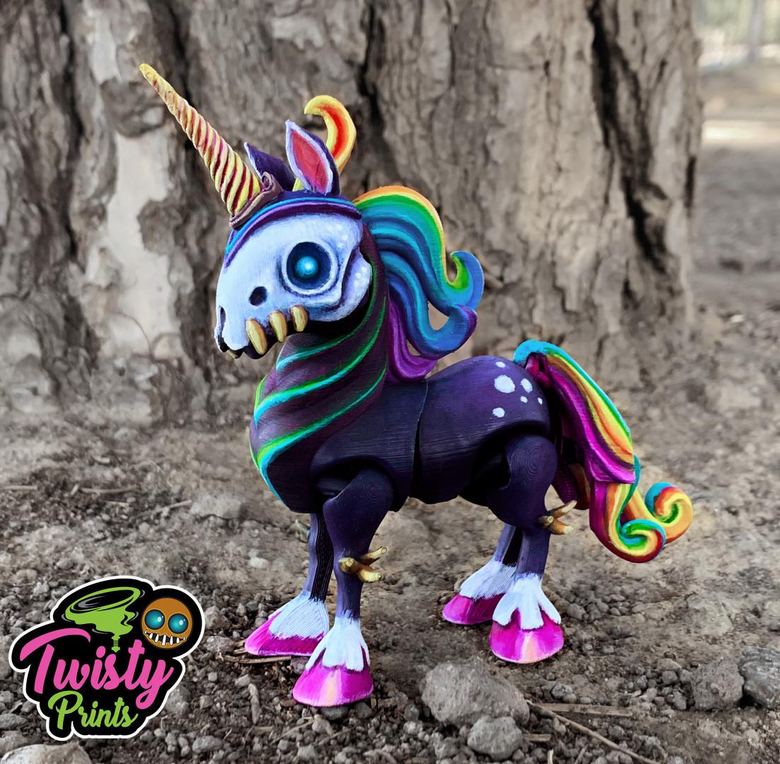 Spooky Unicorn 3d model