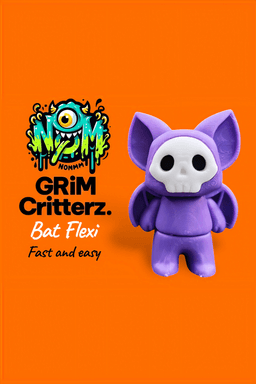 GRiM Critterz Bat Flexi- Nomz 3d model