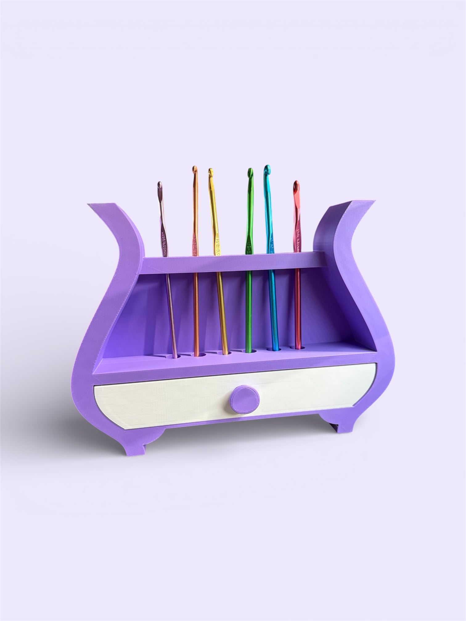 Crotchet Stand with Dragon Stitch Markers 3d model