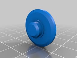 Fidget Spinner Cap with rim for grip 3d model