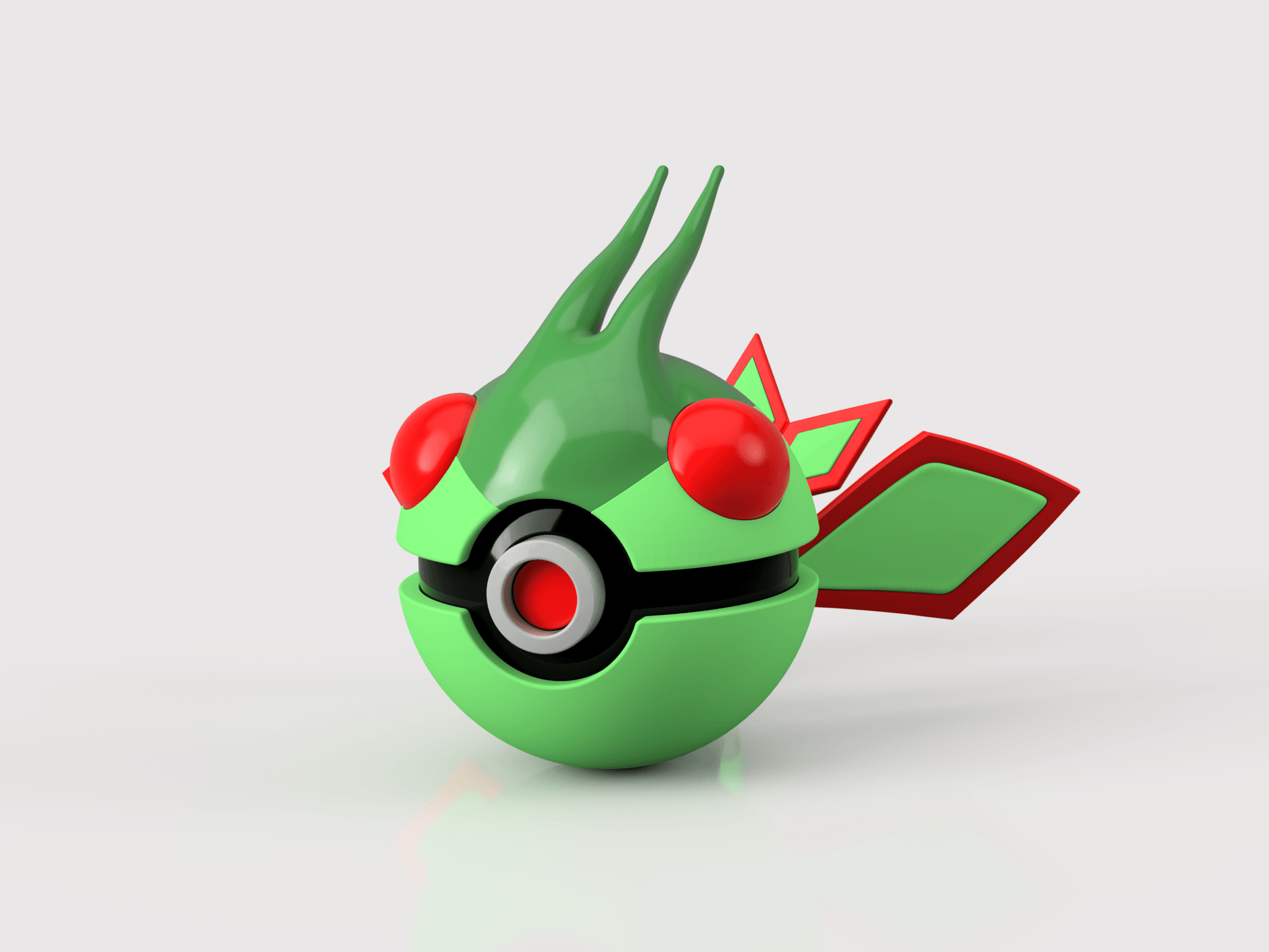 Flygon Pokeball 3d model