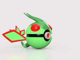 Flygon Pokeball 3d model