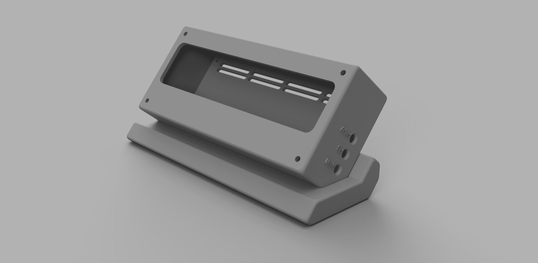 Nixie Tube Clock Case 3d model