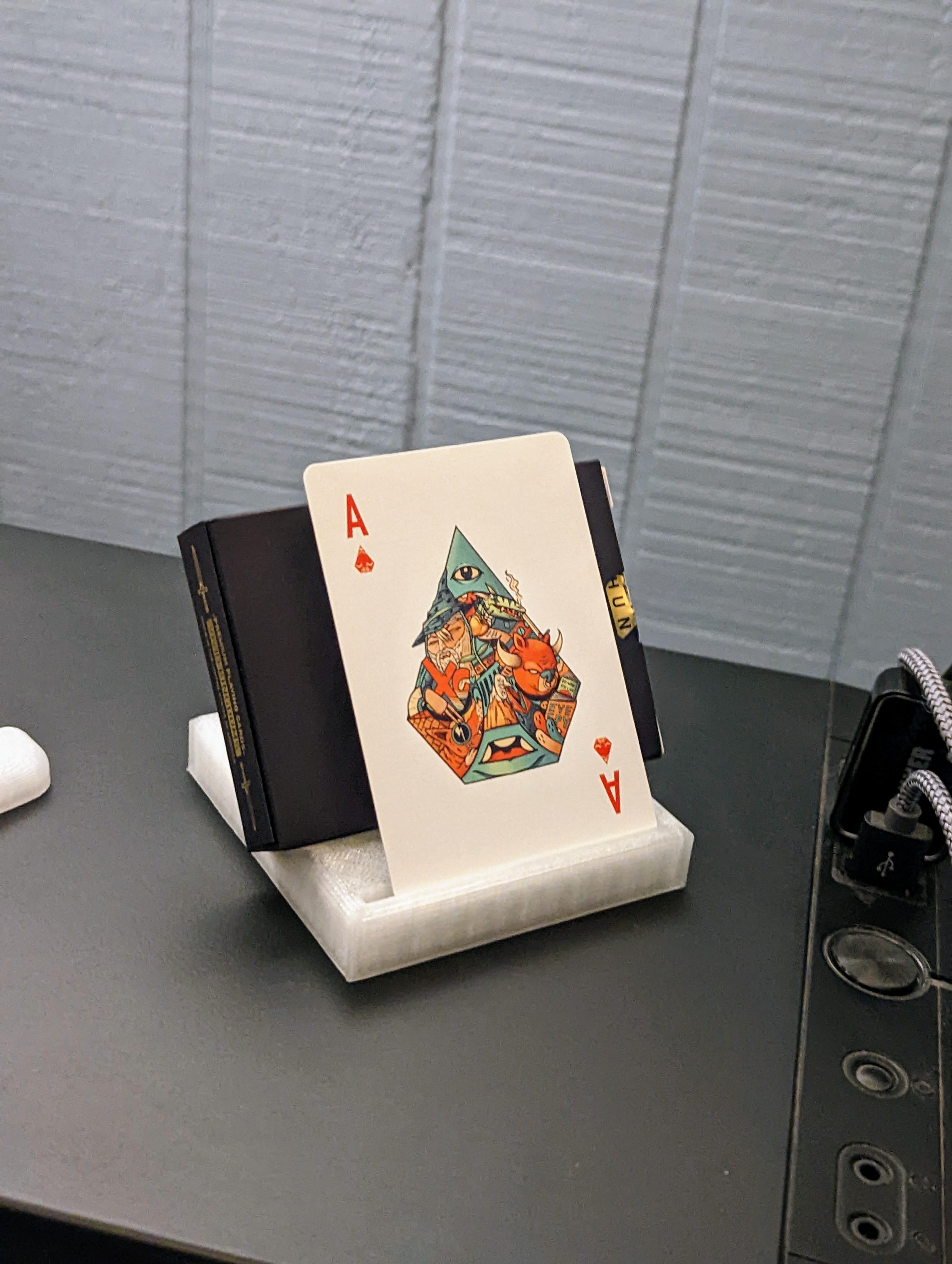 Vivid Kingdoms Playing Card Deck Displays 3d model