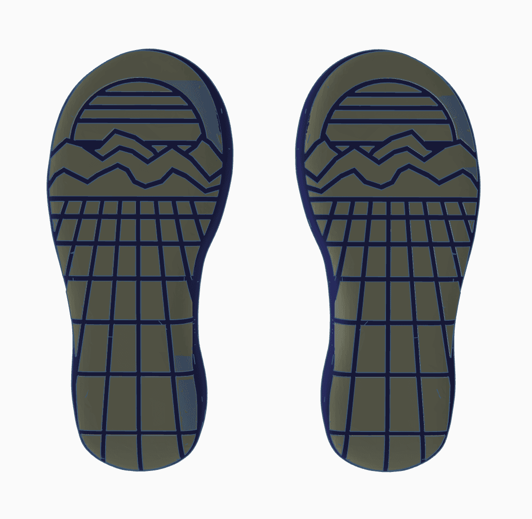 D7 Tread Outrun Tread Pattern #D7tread 3d model