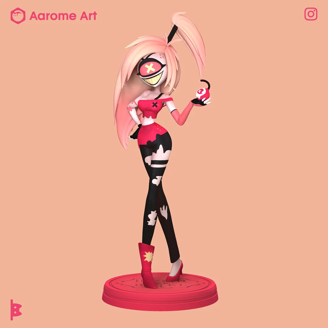 Cherry Bomb Hazbin Hotel 3d model