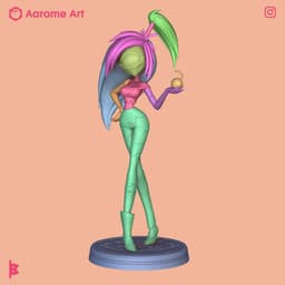 Cherry Bomb Hazbin Hotel 3d model