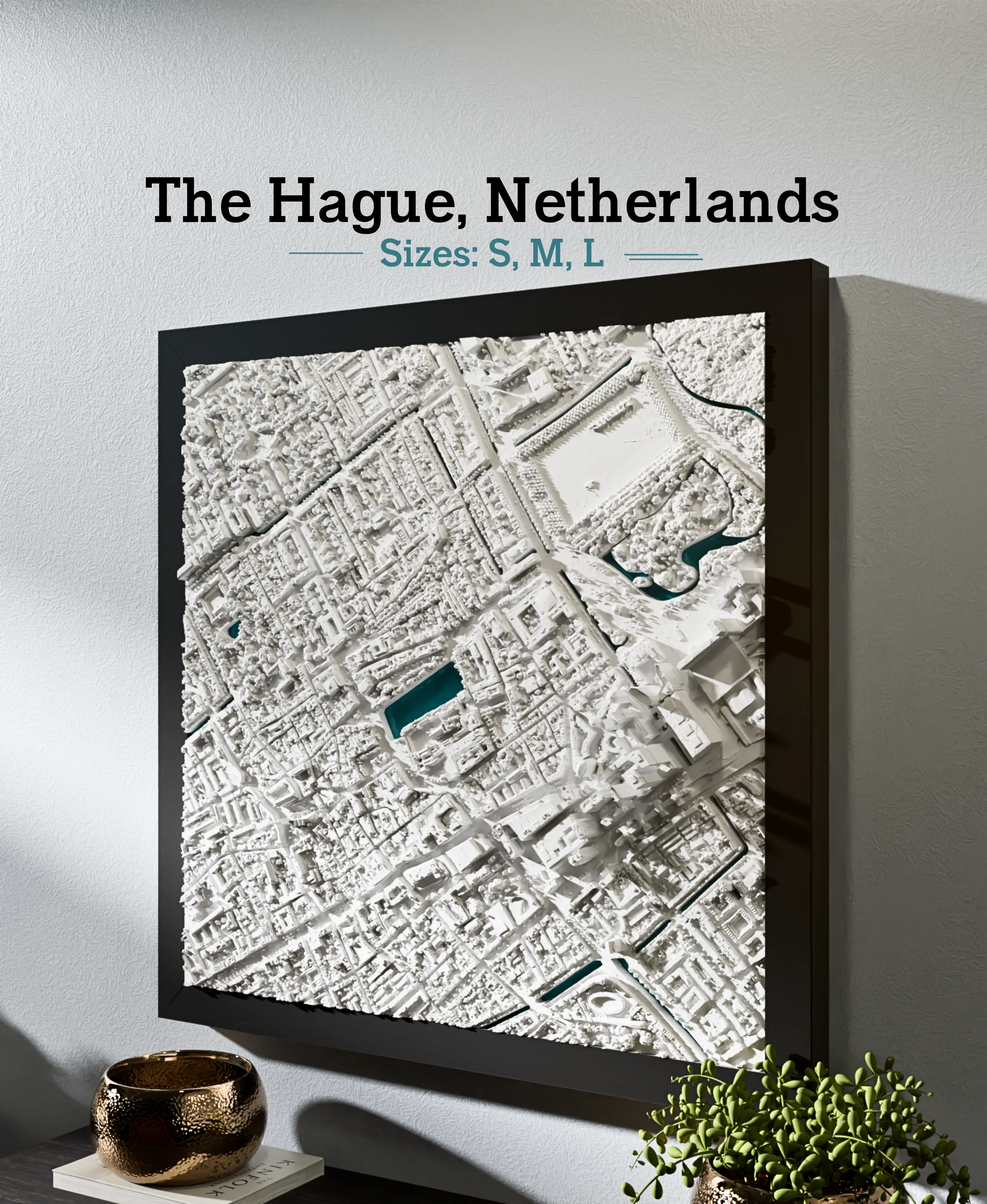 The Hague, Netherlands - S, M, L, & XL 3d model
