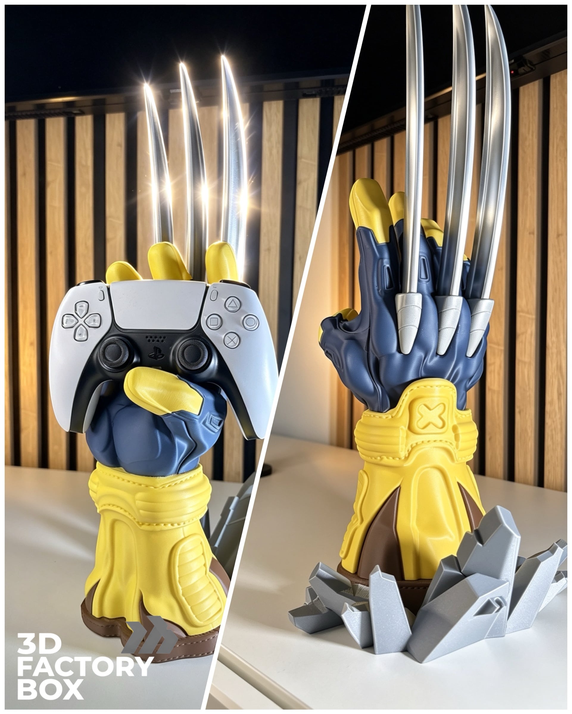 Universal Controller Stand - Inspired by Wolverine 3d model
