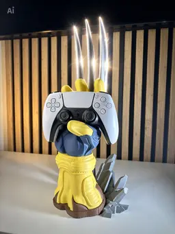 Universal Controller Stand - Inspired by Wolverine 3d model
