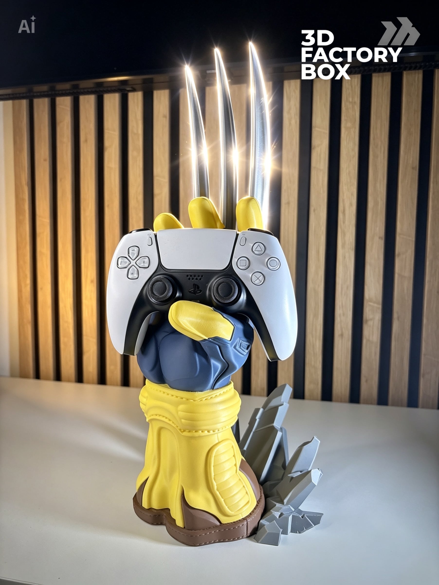 Universal Controller Stand - Inspired by Wolverine 3d model