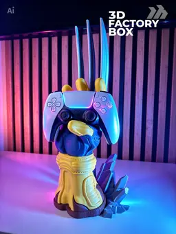 Universal Controller Stand - Inspired by Wolverine 3d model