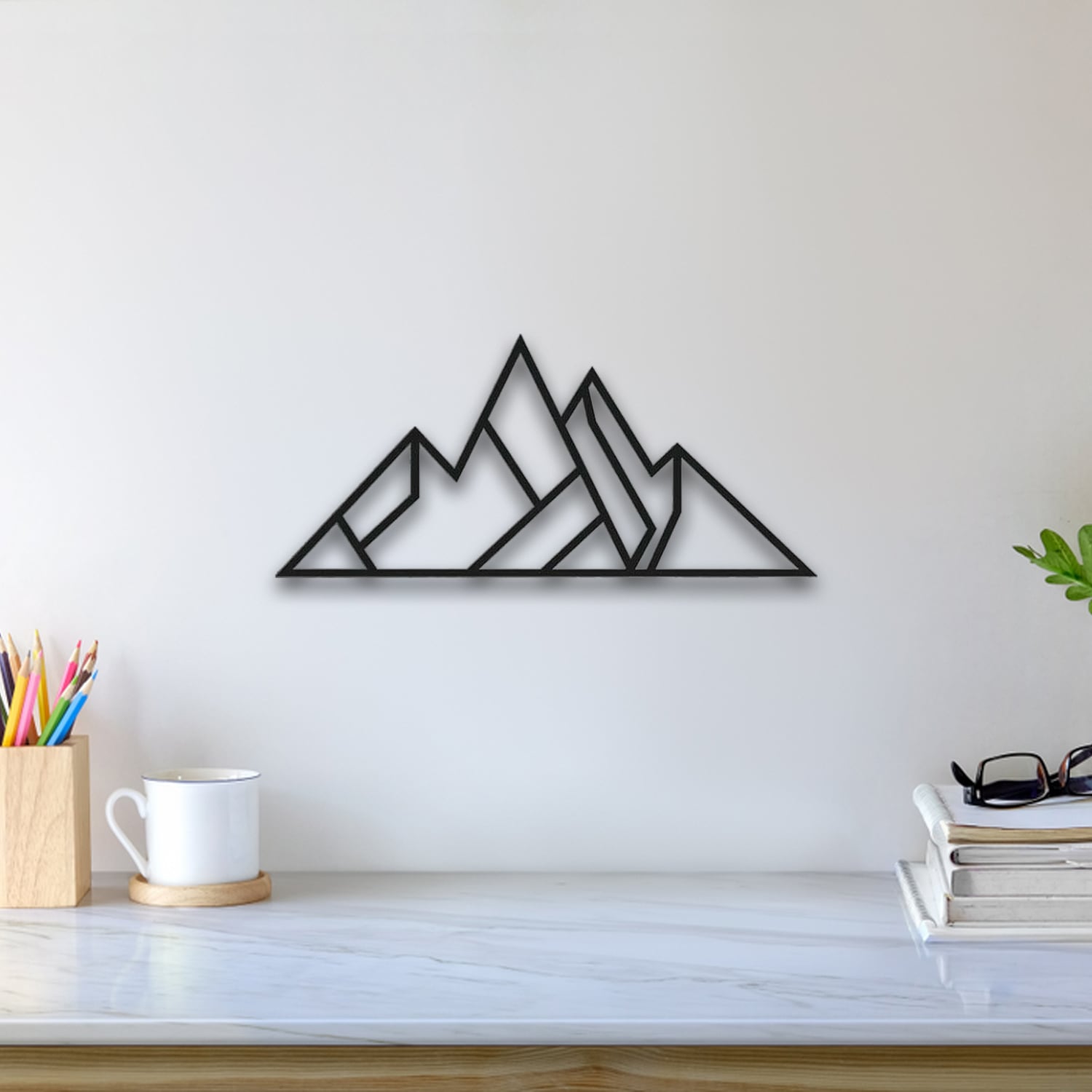 Mountain Wall Art 3d model