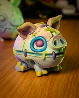 Twisty Piggy Bank - April Exclusive 3d model