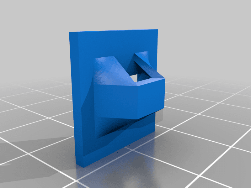 Zip tie mount 3d model