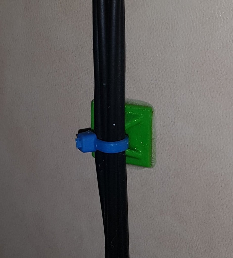Zip tie mount 3d model